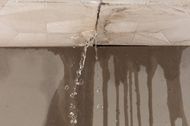 Professional Burst Pipe Cleanup technician working in Uncasville, CT